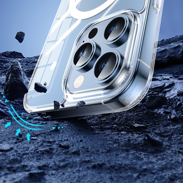 For iPhone 15 TOTUDESIGN PC-5 Crystal Shield Series Magsafe Magnetic Phone Case(Transparent) - HoMEdemic™ 