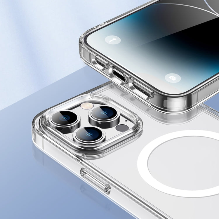 For iPhone 15 TOTUDESIGN PC-5 Crystal Shield Series Magsafe Magnetic Phone Case(Transparent) - HoMEdemic™ 