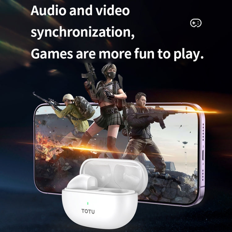 TOTU BE -17-TWS Bluetooth 5.3 Wireless Bluetooth Earphone(White) - HoMEdemic™ 
