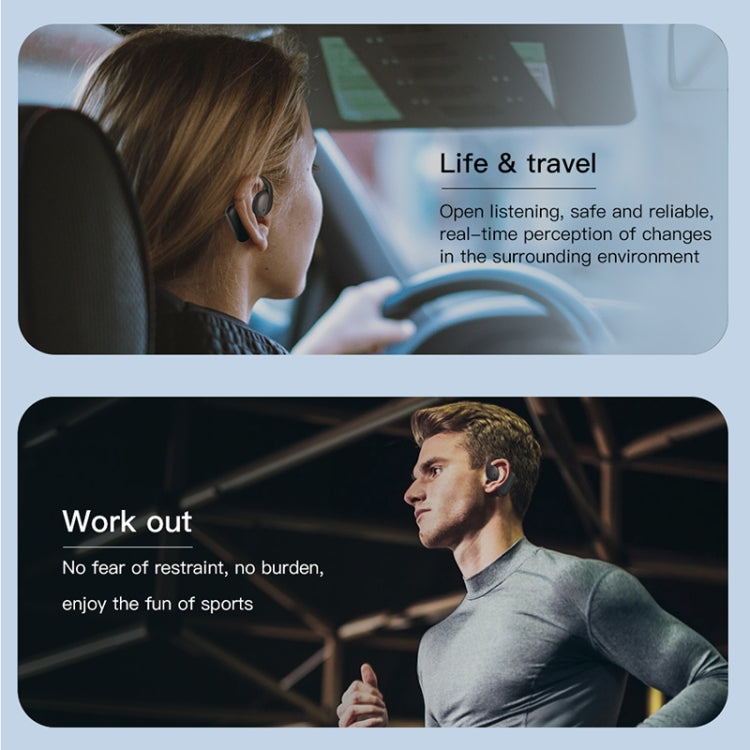 TOTU BE-3-OWS Bluetooth 5.3 Ear-Mounted Wireless Bluetooth Earphone(Dark Grey) - HoMEdemic™ 