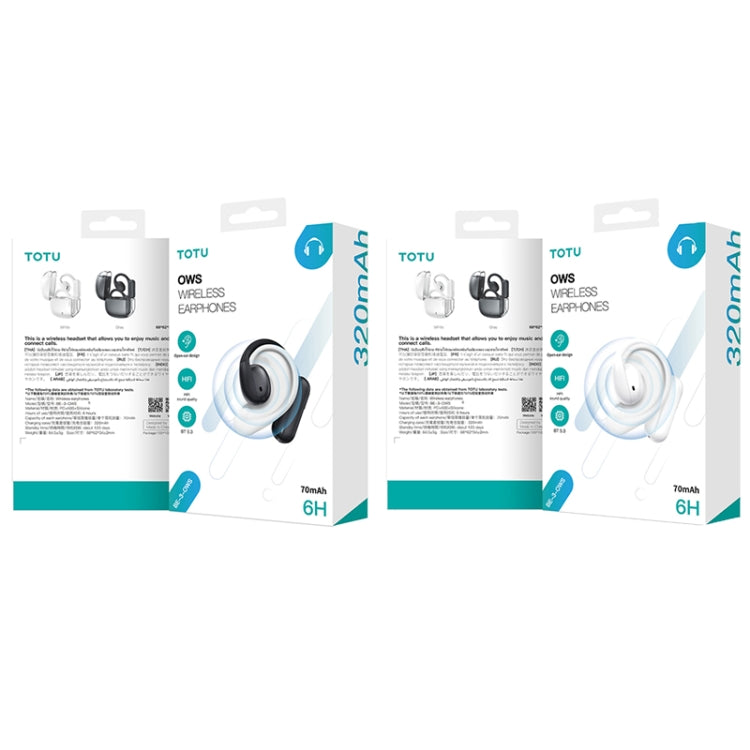 TOTU BE-3-OWS Bluetooth 5.3 Ear-Mounted Wireless Bluetooth Earphone(Dark Grey) - HoMEdemic™ 