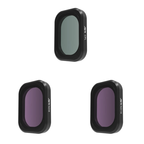 For DJI OSMO Pocket 3 JSR CB Series Camera Lens Filter, Filter:3 in 1 CPL ND8/16 - HoMEdemic™ 