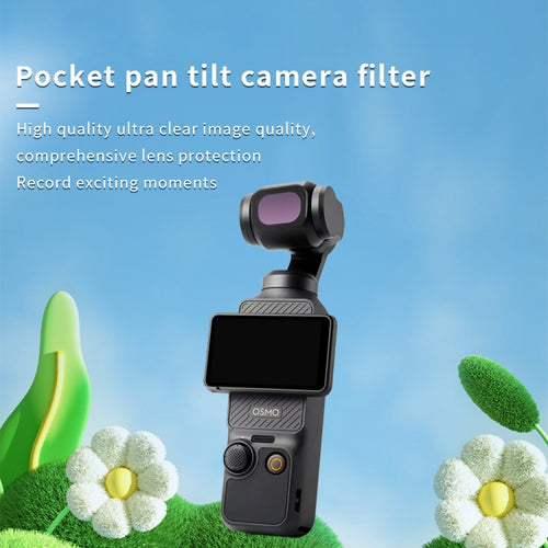 For DJI OSMO Pocket 3 JSR CB Series Camera Lens Filter, Filter:6 in 1 Beauty Black Mist - HoMEdemic™ 