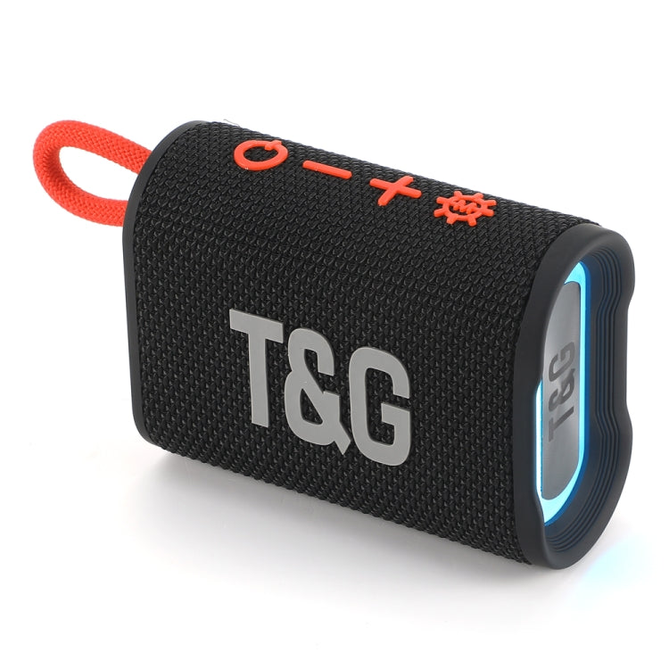 T&G TG396 Outdoor Portable Ambient RGB Light IPX7 Waterproof Bluetooth Speaker(Black) - HoMEdemic™ 