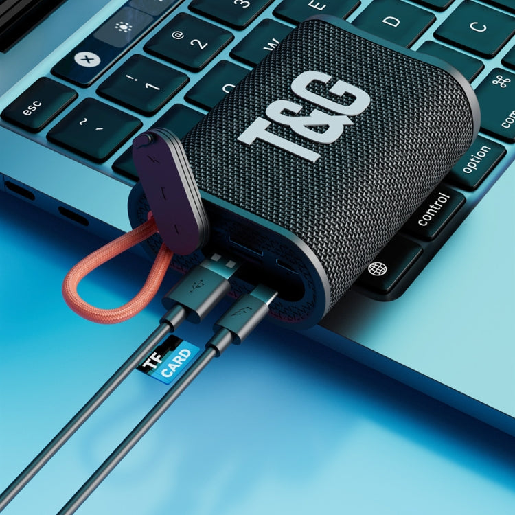 T&G TG396 Outdoor Portable Ambient RGB Light IPX7 Waterproof Bluetooth Speaker(Purple) - HoMEdemic™ 