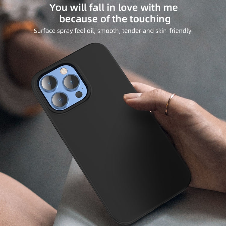 For iPhone 15 Pro Mutural Yuemu Series Liquid Silicone Phone Case(Dark Blue) - HoMEdemic™ 