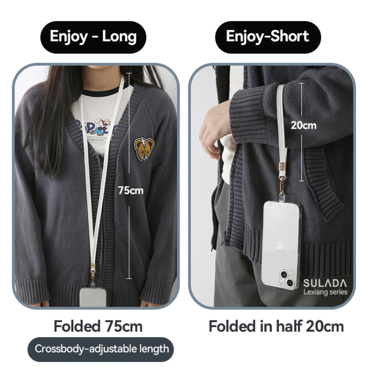 SULADA Multifunctional Universal Mobile Phone Lanyard, Style:Short Style(Grey) - HoMEdemic™ 