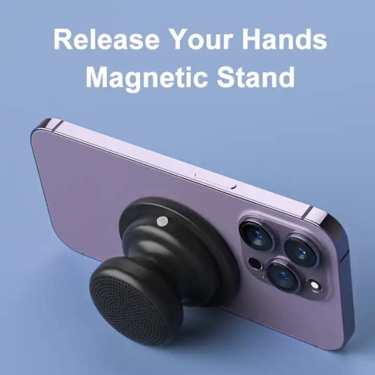 EWA A117 Portable Mini Magnetic Phone Holder Bluetooth Metal Speaker(Blue) - HoMEdemic™ 