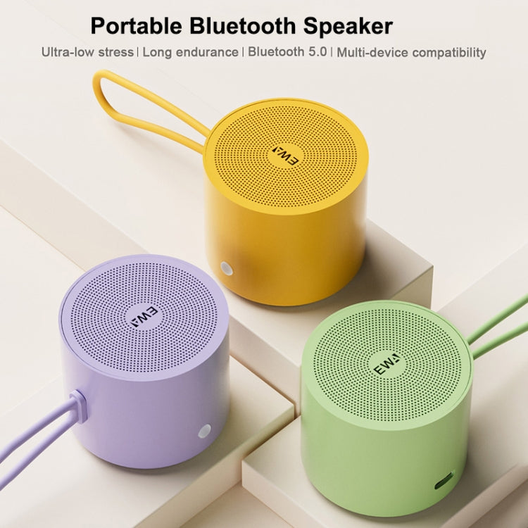 EWA A127 Outdoor IPX5 Waterproof Portable Mini TWS Wireless Bluetooth Speaker(Yellow) - HoMEdemic™ 