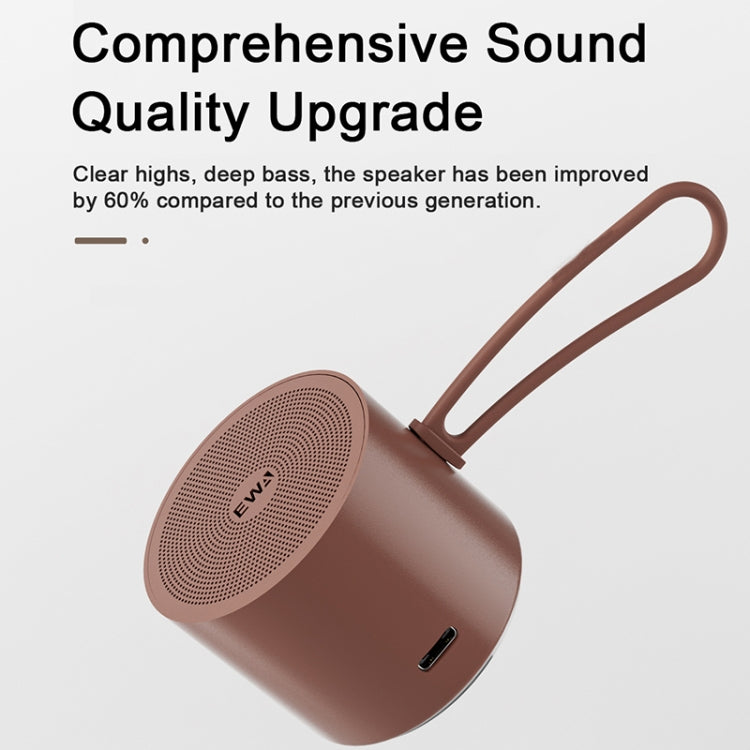 EWA A127 Outdoor IPX5 Waterproof Portable Mini TWS Wireless Bluetooth Speaker(Silver) - HoMEdemic™ 