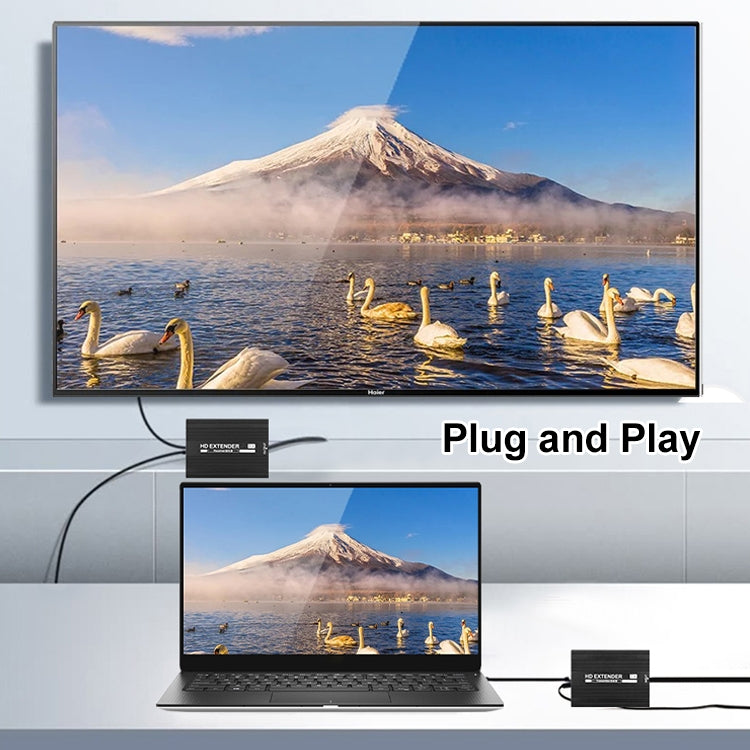 Measy ET1815 HDMI Extender Transmitter and Receiver Converter, Transmission Distance: 150m, Plug:EU - HoMEdemic™ 