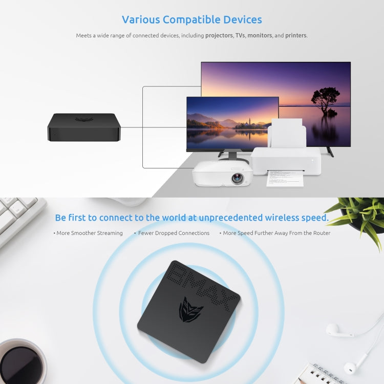 BMAX B1 Pro Windows 10 Mini PC, 8GB+128GB, Intel Celeron N4000, Support HDMI / VGA / RJ45(EU Plug) - HoMEdemic™ 