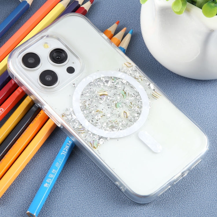 For iPhone 15 Pro Max DFANS DESIGN Magsafe Magnetic Starlight Shining Phone Case(Silver Foil Shell) - HoMEdemic™ 
