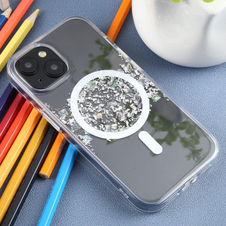 For iPhone 15 DFANS DESIGN Magsafe Magnetic Starlight Shining Phone Case(Silver Foil Shell) - HoMEdemic™ 