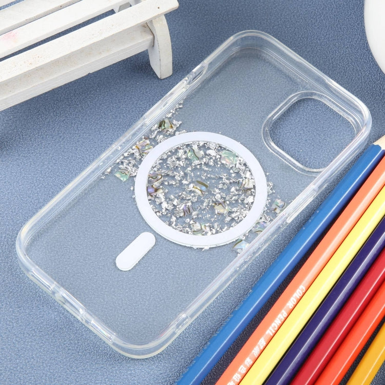 For iPhone 15 DFANS DESIGN Magsafe Magnetic Starlight Shining Phone Case(Silver Foil Shell) - HoMEdemic™ 