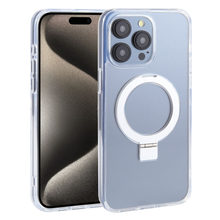 For iPhone 15 Pro DFANS DESIGN Frosted Magsafe Magnetic Holder Phone Case(Transparent) - HoMEdemic™ 