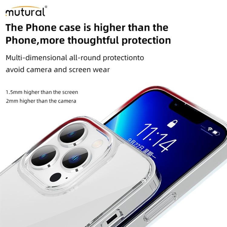 For iPhone 15 Pro Mutural Ice Series TPU Phone Case(Transparent) - HoMEdemic™ 
