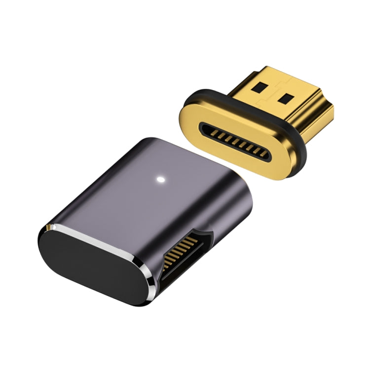 8K 60Hz HDTV to HDTV Magnetic Adapter, Male Straight Female Side Right Bend - HoMEdemic™ 