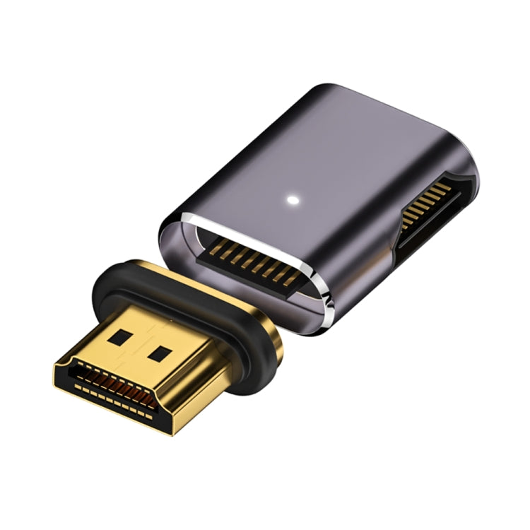 8K 60Hz HDTV to HDTV Magnetic Adapter, Male Straight Female Side Left Bend - HoMEdemic™ 