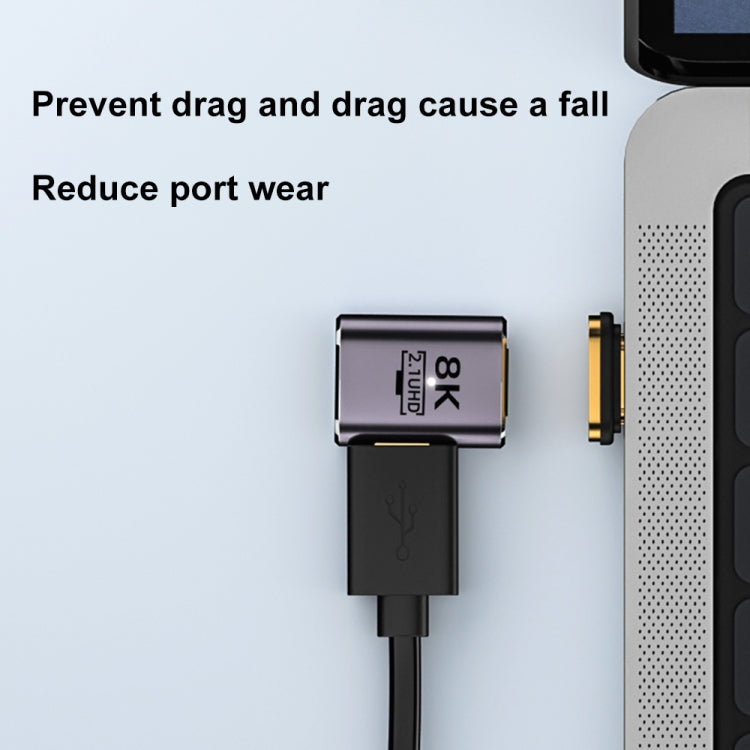8K 60Hz HDTV to HDTV Magnetic Adapter, Straight - HoMEdemic™ 