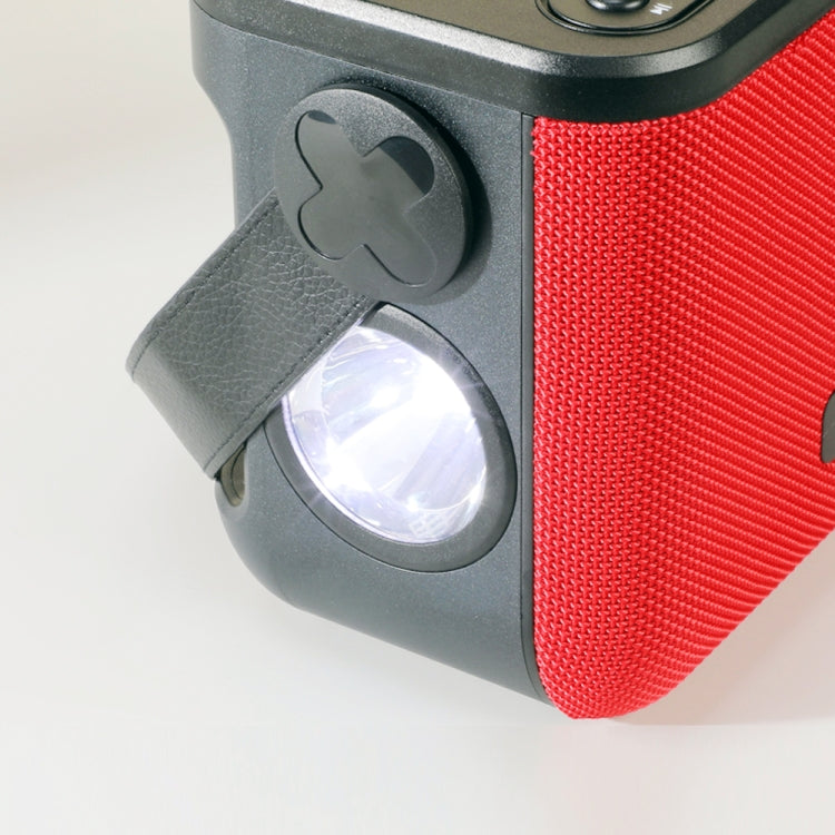 T&G TG545DK Home Handheld Dual-microphone KTV Wireless Bluetooth Speaker with Flashlight(Red) - HoMEdemic™ 