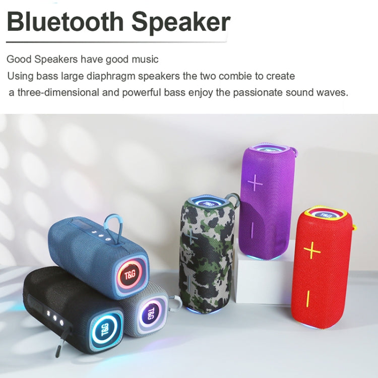 T&G TG654 Portable 3D Stereo Subwoofer Wireless Bluetooth Speaker(Purple) - HoMEdemic™ 