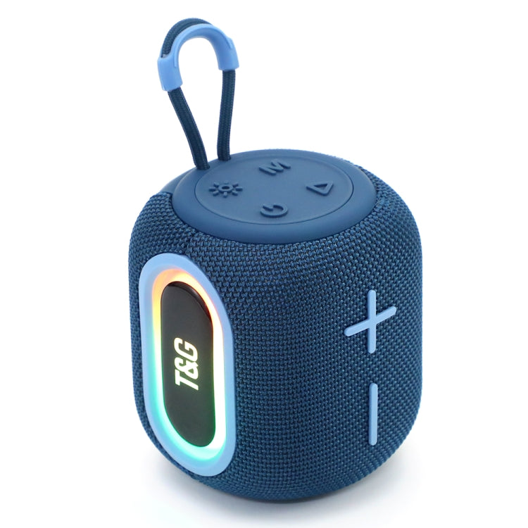 T&G TG664 LED Portable Subwoofer Wireless Bluetooth Speaker(Blue) - HoMEdemic™ 