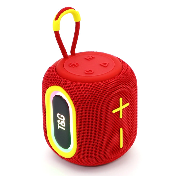 T&G TG664 LED Portable Subwoofer Wireless Bluetooth Speaker(Red) - HoMEdemic™ 