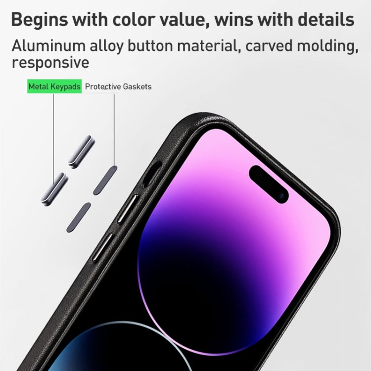 For iPhone 15 Pro Max Lamb Grain PU Back Cover Phone Case(Red) - HoMEdemic™ 