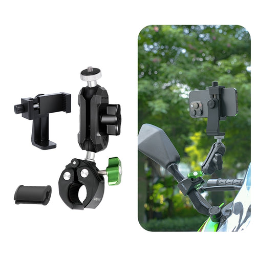 RUIGPRO Crab Clamp Action Camera Bracket 1/4 Ball Head with Phone Clamp - HoMEdemic™ 