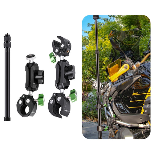 RUIGPRO Crab Clamp Action Camera Bracket 1/4 Dual-Head Crab 3-Stage Selfie Stick - HoMEdemic™ 