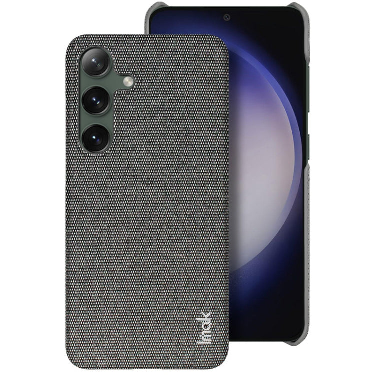 For Samsung Galaxy S24 5G imak Ruiyi Series Cloth Texture PU + PC Phone Case(Dark Grey) - HoMEdemic™ 