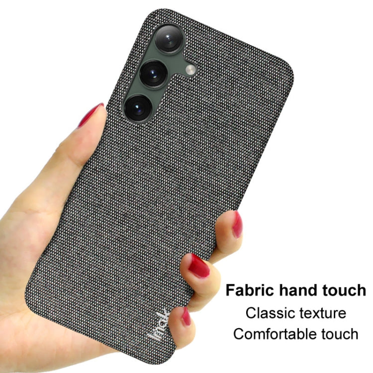 For Samsung Galaxy S24 5G imak Ruiyi Series Cloth Texture PU + PC Phone Case(Dark Grey) - HoMEdemic™ 