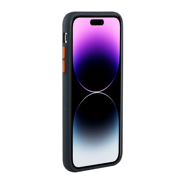 For iPhone 15 Pro Card Slot Design Shockproof TPU Phone Case(Dark Blue) - HoMEdemic™ 