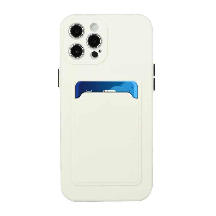 For iPhone 15 Pro Card Slot Design Shockproof TPU Phone Case(White) - HoMEdemic™ 