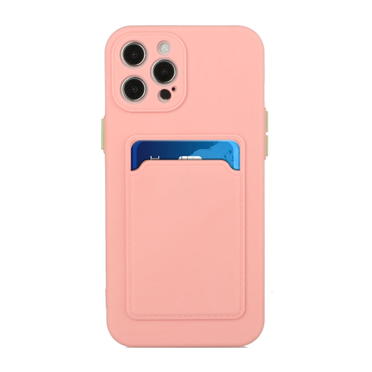 For iPhone 15 Pro Card Slot Design Shockproof TPU Phone Case(Pink) - HoMEdemic™ 