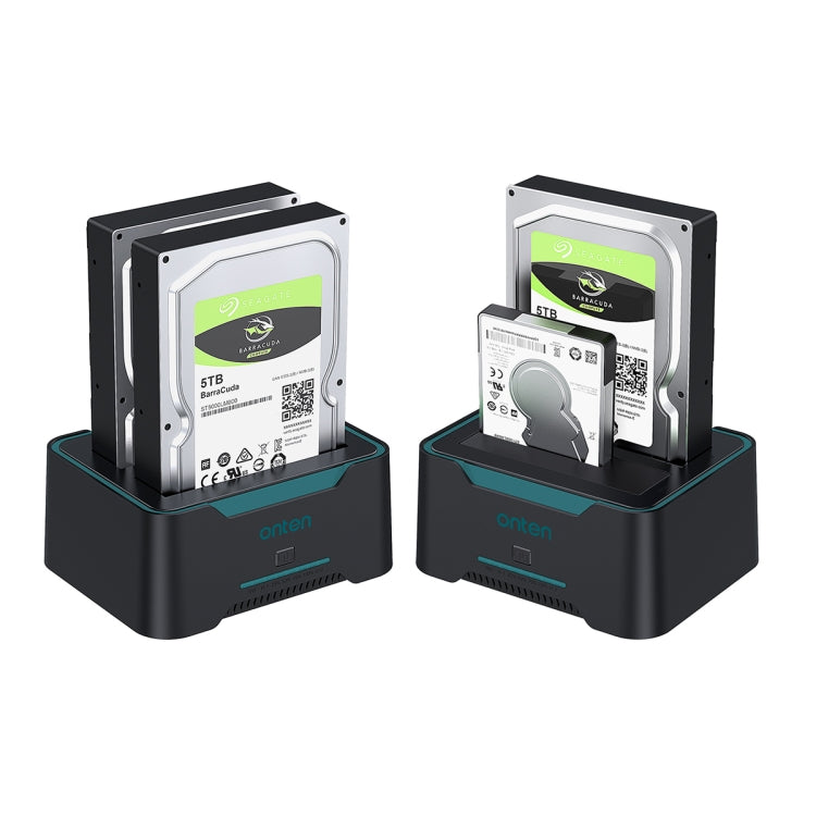 Onten UHD6 Dual Bay External Hard Drive Docking Station Expansion Base - HoMEdemic™ 