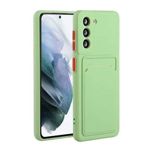 For Samsung Galaxy S24 Card Slot Design Shockproof TPU Phone Case(Matcha Green) - HoMEdemic™ 