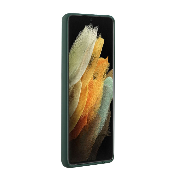 For Samsung Galaxy S24 Ultra Card Slot Design Shockproof TPU Phone Case(Dark Green) - HoMEdemic™ 