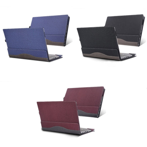 For Lenovo ThinkPad E15 Gen 3 Laptop Leather Anti-Fall Protective Case(Dark Blue) - HoMEdemic™ 