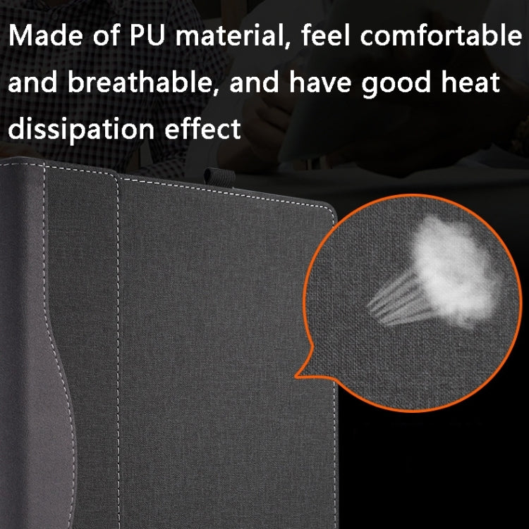 For Lenovo V14 G3 ABA / IAP Laptop Leather Shockproof Protective Case(Black) - HoMEdemic™ 