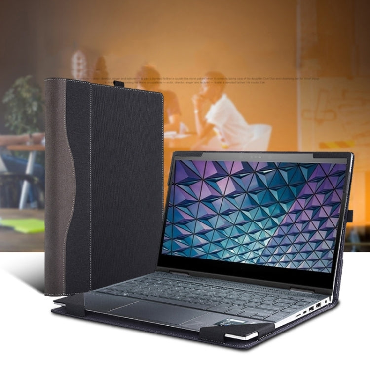 For Lenovo V14 G3 ABA / IAP Laptop Leather Shockproof Protective Case(Black) - HoMEdemic™ 