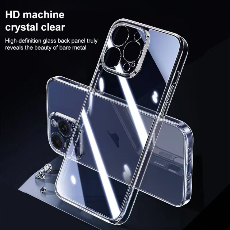 For iPhone 15 Pro Max Integrated Ultra-thin Crystal Glass Phone Case(Transparent) - HoMEdemic™ 