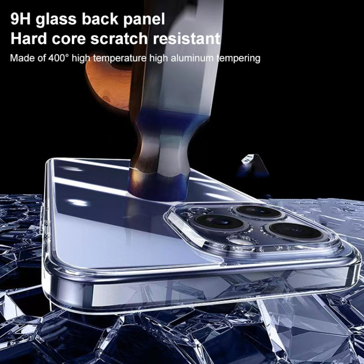 For iPhone 15 Pro Max Integrated Ultra-thin Crystal Glass Phone Case(Transparent) - HoMEdemic™ 