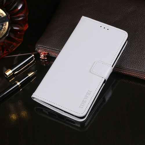 For Samsung Galaxy S24 Ultra 5G idewei Crazy Horse Texture Leather Phone Case(White) - HoMEdemic™ 