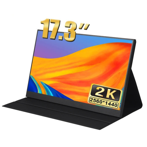 17.3 inch UHD 2560x1440P IPS Screen Portable Monitor(No Charger) - HoMEdemic™ 