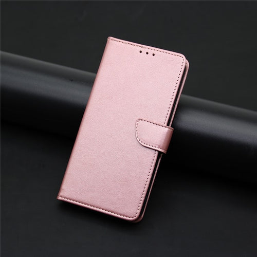 For Samsung Galaxy S24 5G Calf Texture Buckle Flip Leather Phone Case(Rose Gold) - HoMEdemic™ 