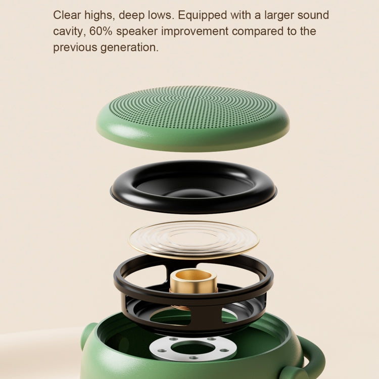 EWA A20 Mini Bluetooth Bass Radiator Metal Speaker(Green) - HoMEdemic™ 