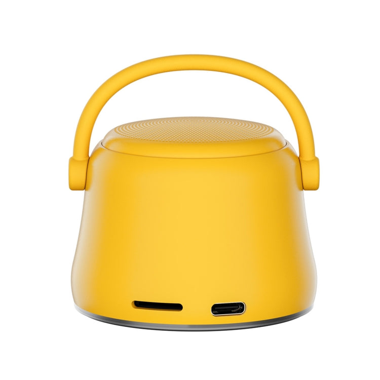 EWA A20 Mini Bluetooth Bass Radiator Metal Speaker(Yellow) - HoMEdemic™ 