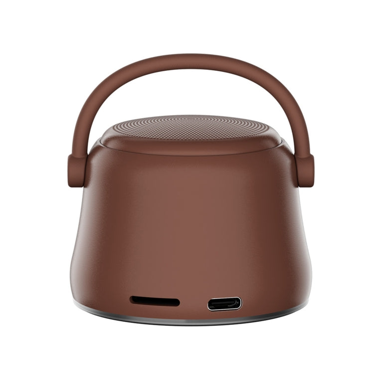 EWA A20 Mini Bluetooth Bass Radiator Metal Speaker(Brown) - HoMEdemic™ 